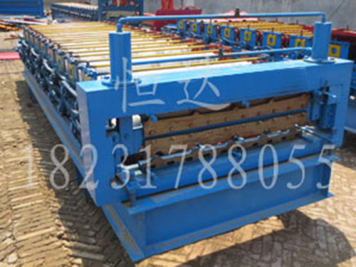 860/910雙層彩鋼壓瓦機